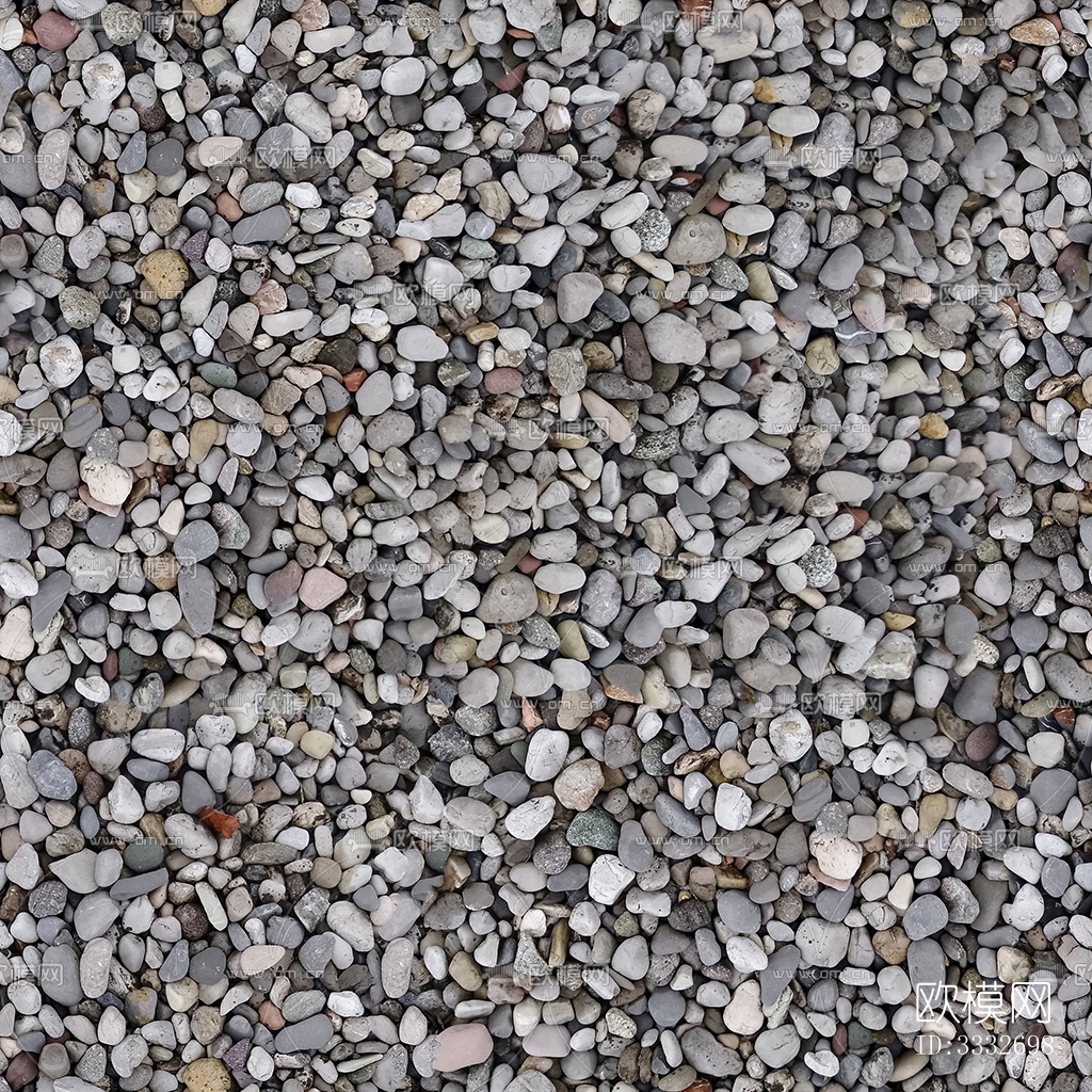 无缝灰色石子石头砾石鹅软石碎石水洗石地面下载