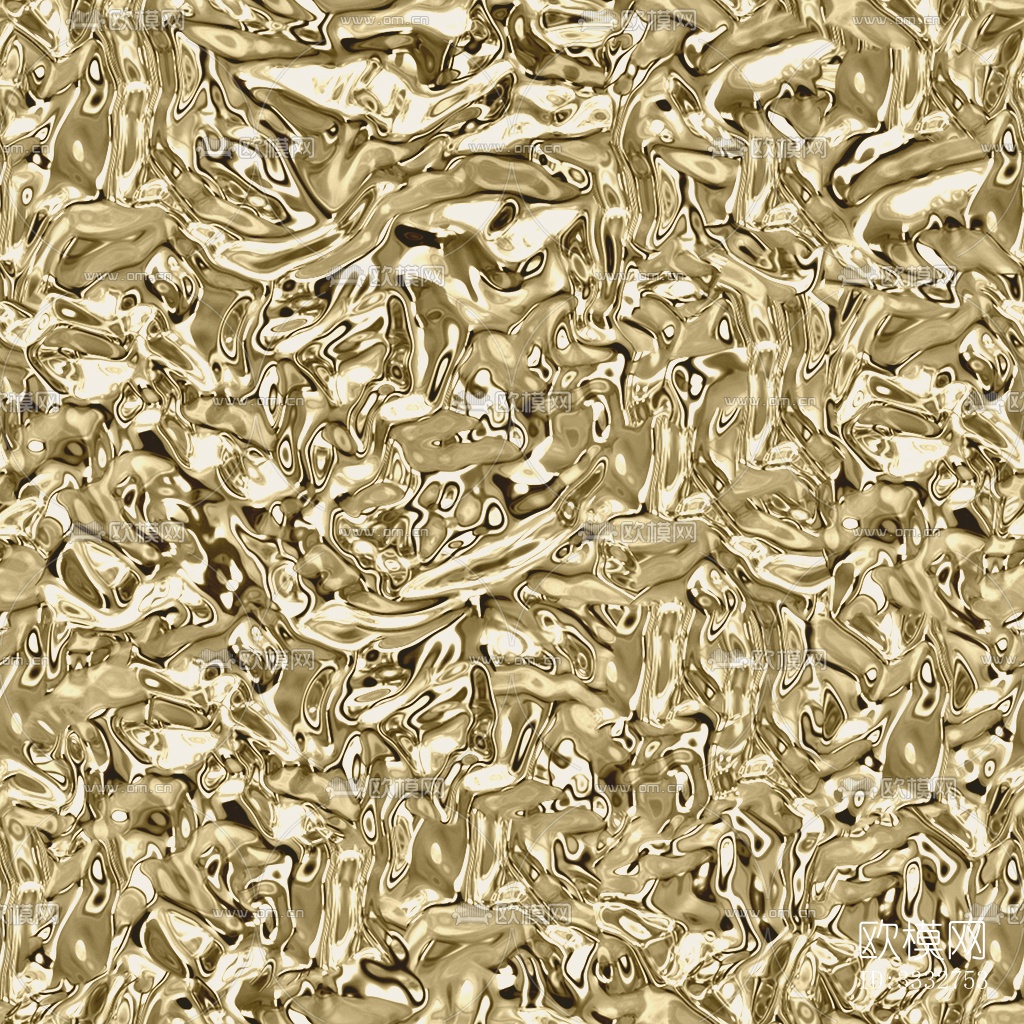 无缝香槟金色水波纹不锈钢锤纹金箔金属下载