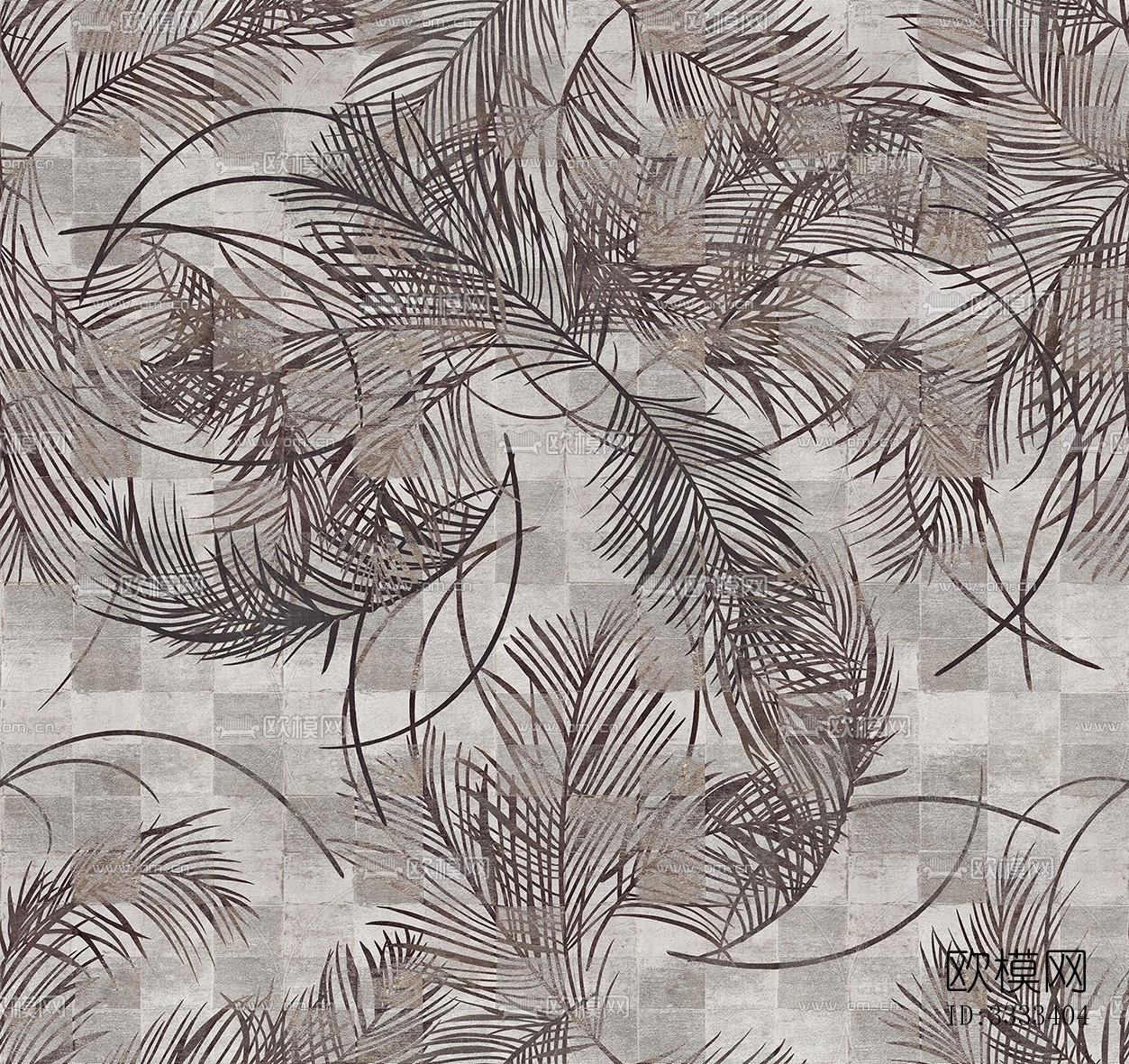 棕咖植物壁纸下载