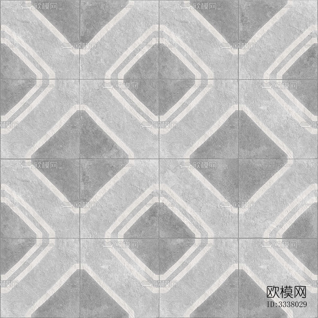 无缝复古大理石材几何拼花图案瓷砖小花砖仿古砖地砖墙砖下载