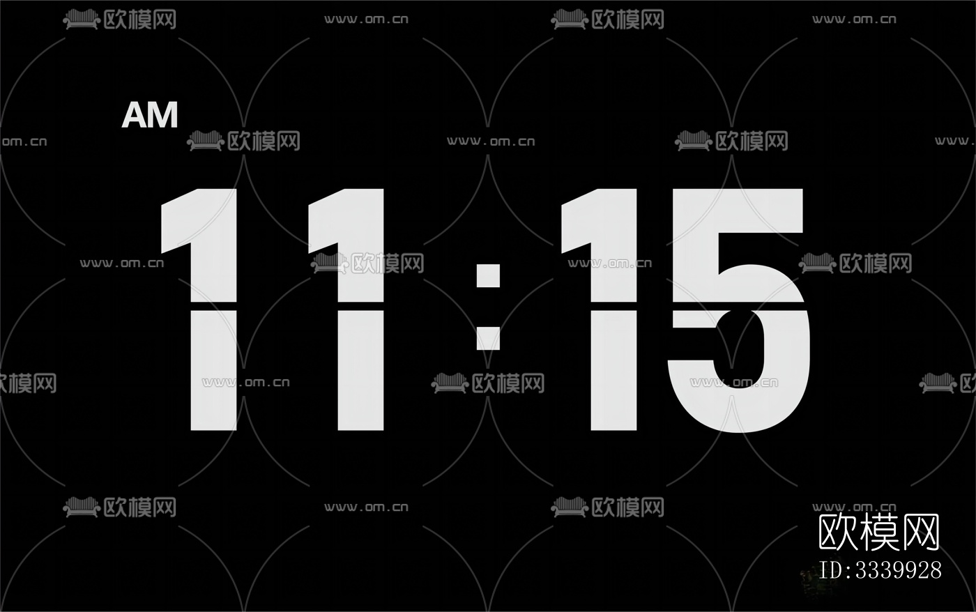 电视屏幕时间贴图下载