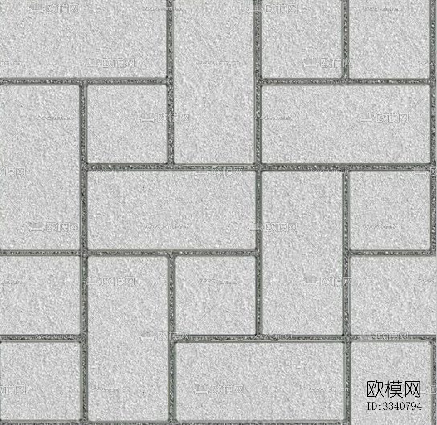 灰色荷兰砖透水砖下载