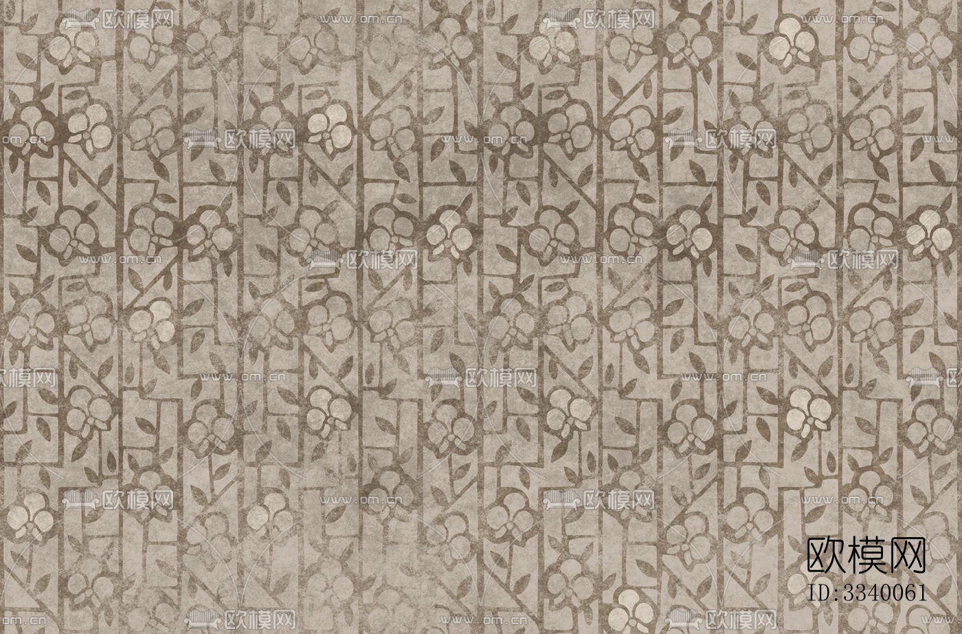 棕咖印花壁纸下载