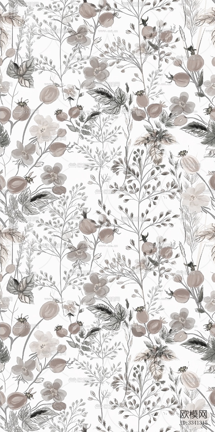 法式复古花砖 墙砖下载