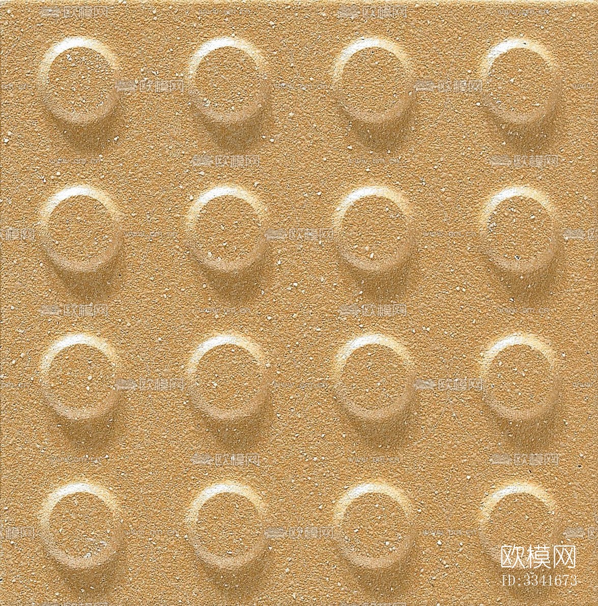 黄色广场砖盲道砖下载