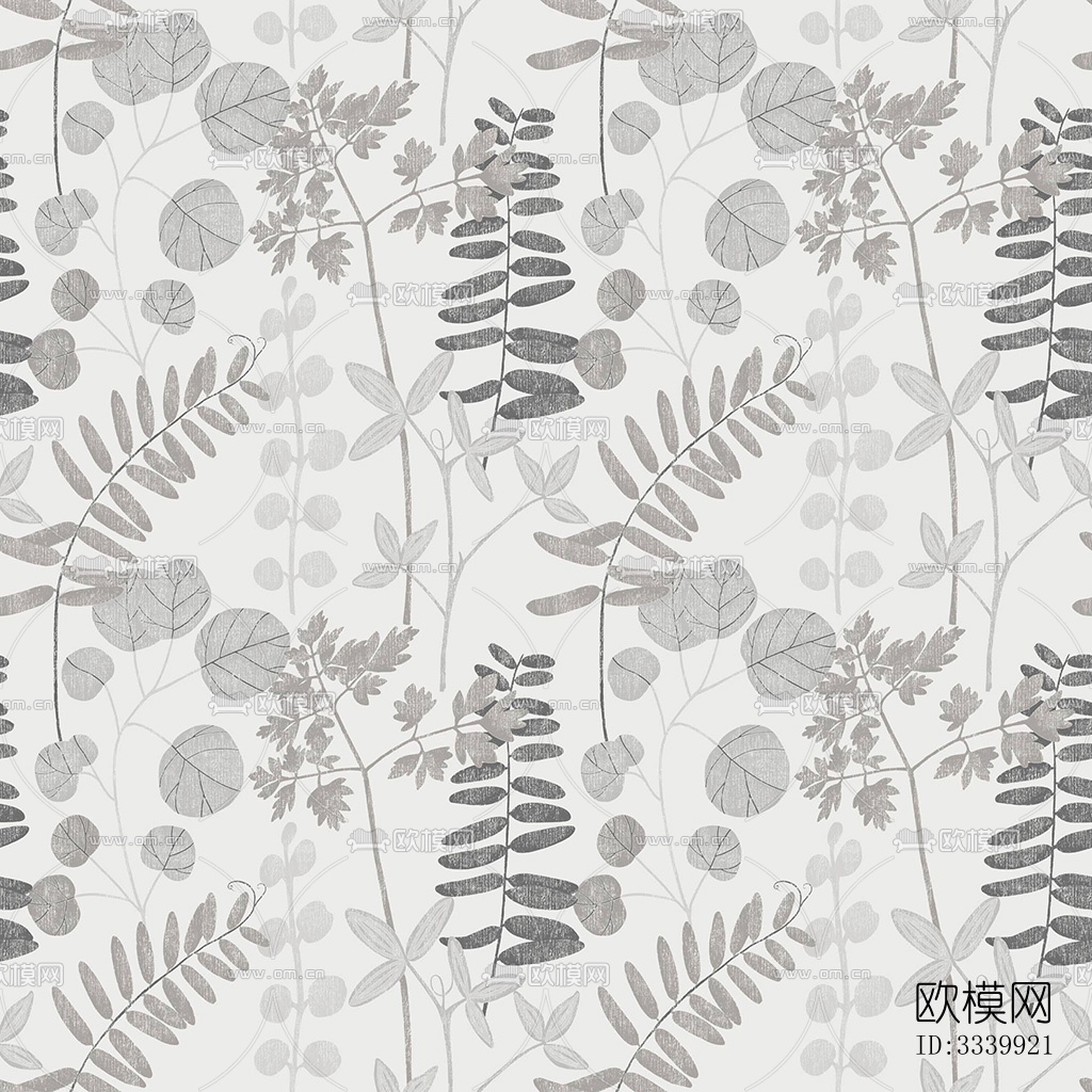 无缝灰色欧式田园风格碎花花纹织物图儿童房案壁纸壁布墙布下载