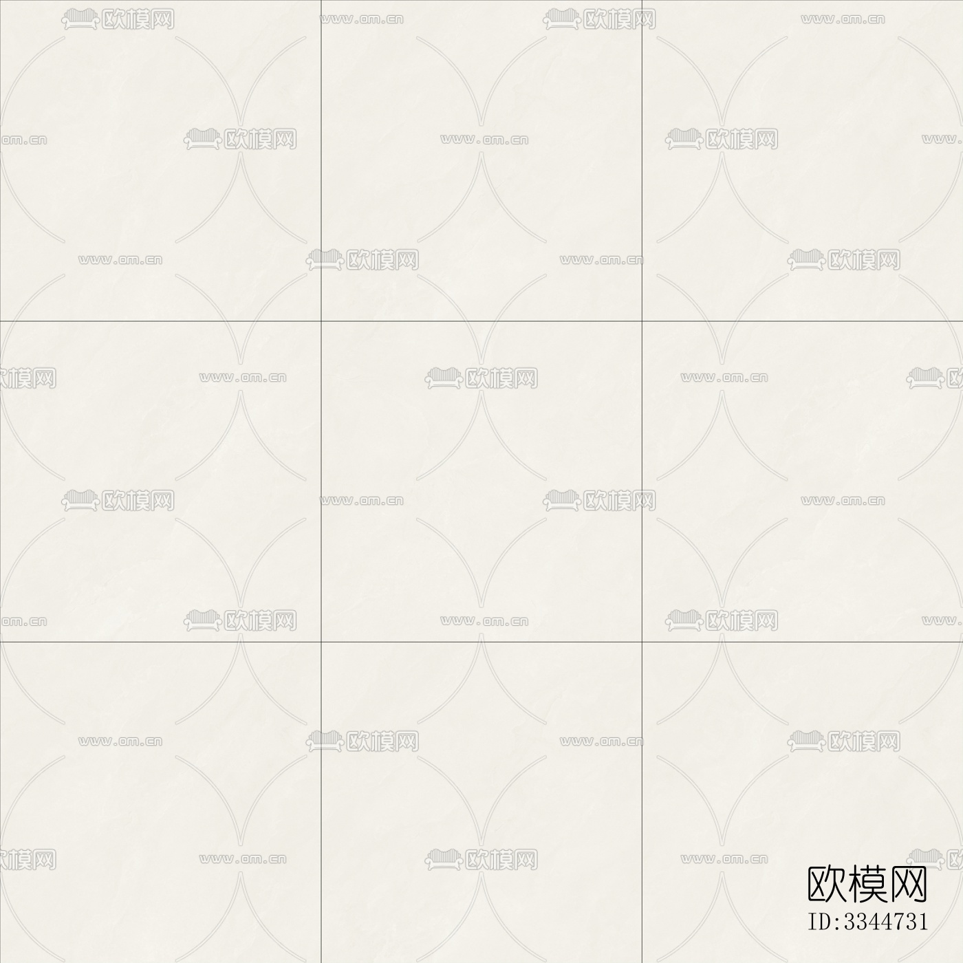 无缝极简米白大理石瓷砖贴图下载