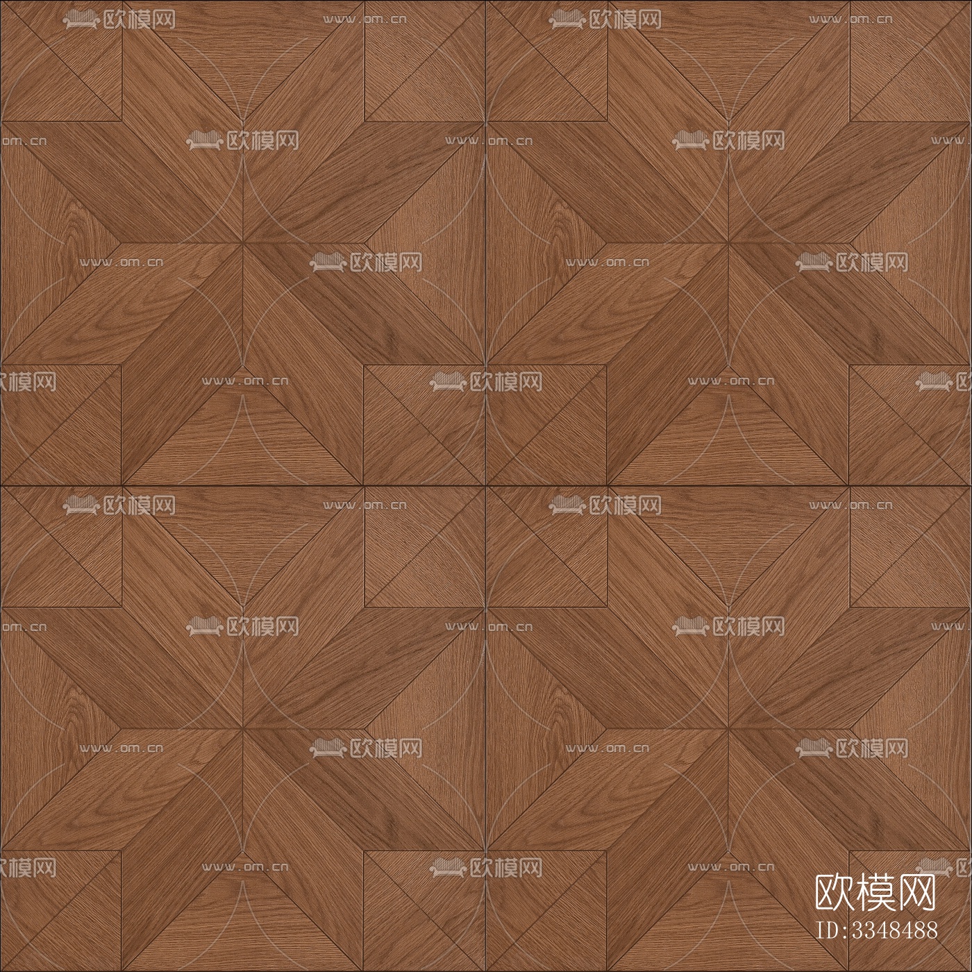 无缝红棕色拼花木地板贴图下载