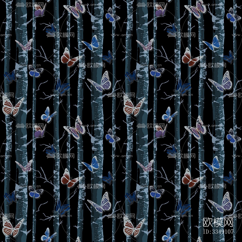 无缝现代花纹图案墙纸壁纸壁布下载