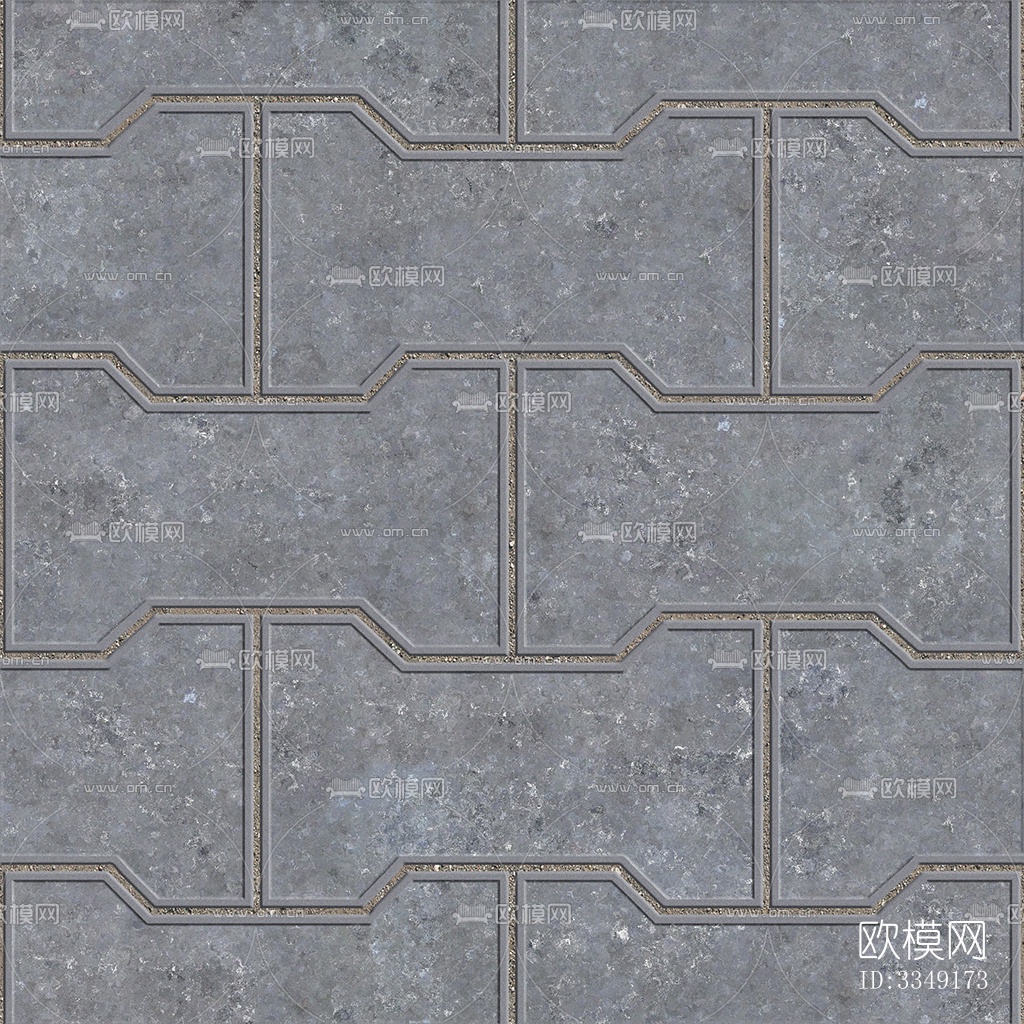 无缝大理石石材拼花地砖人行道路地面广场铺贴下载