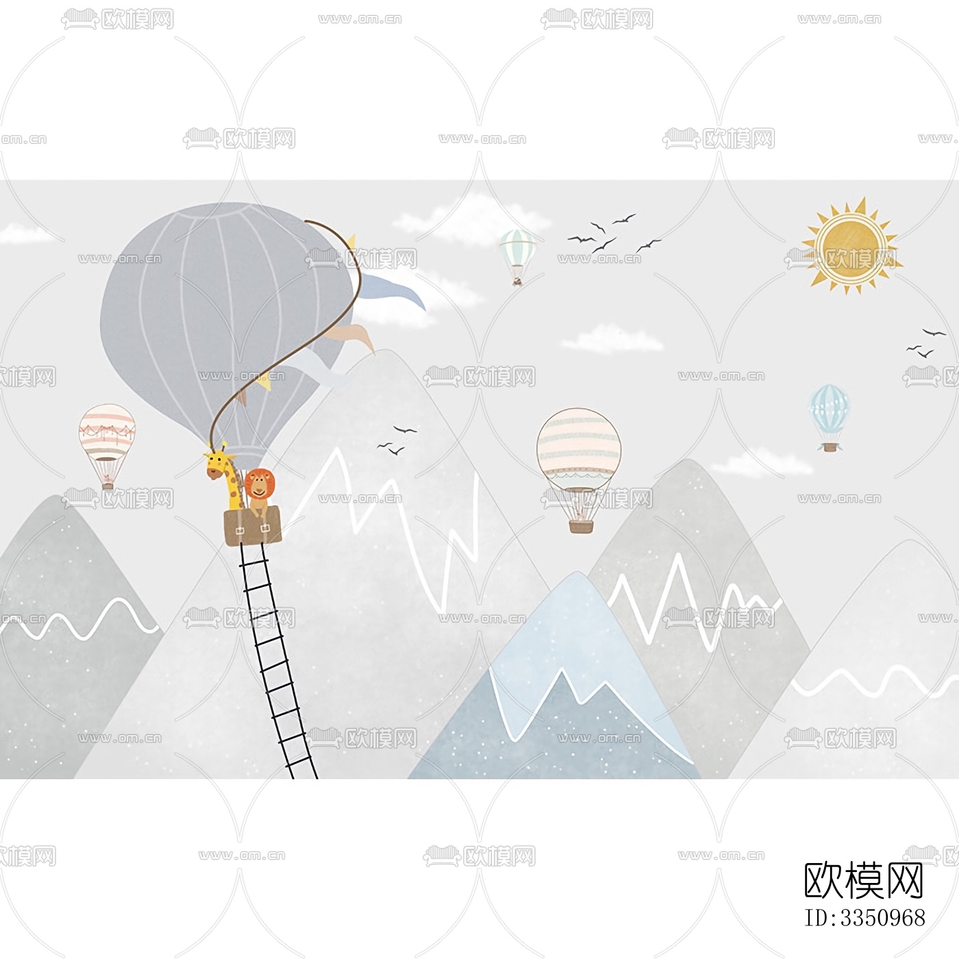 儿童卡通壁纸壁画下载