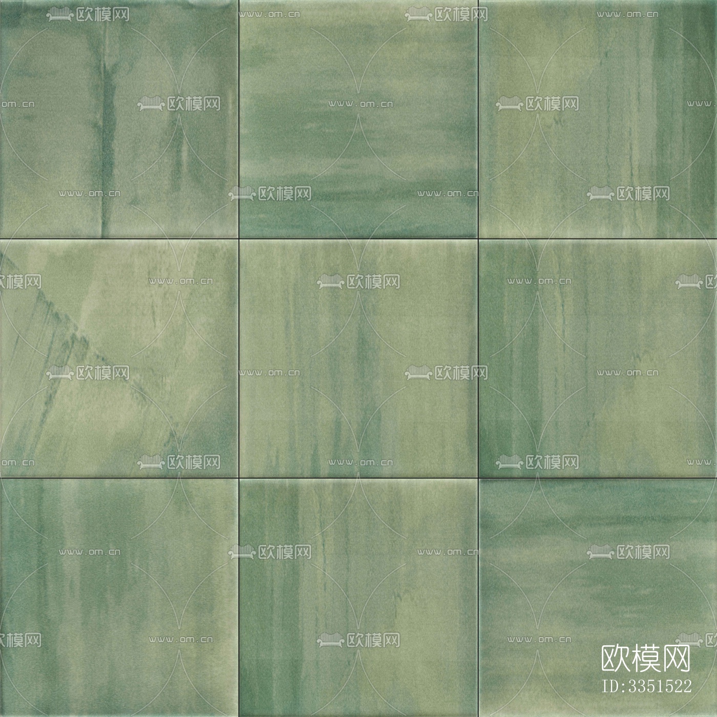 浅绿色油画复古风仿古瓷砖下载