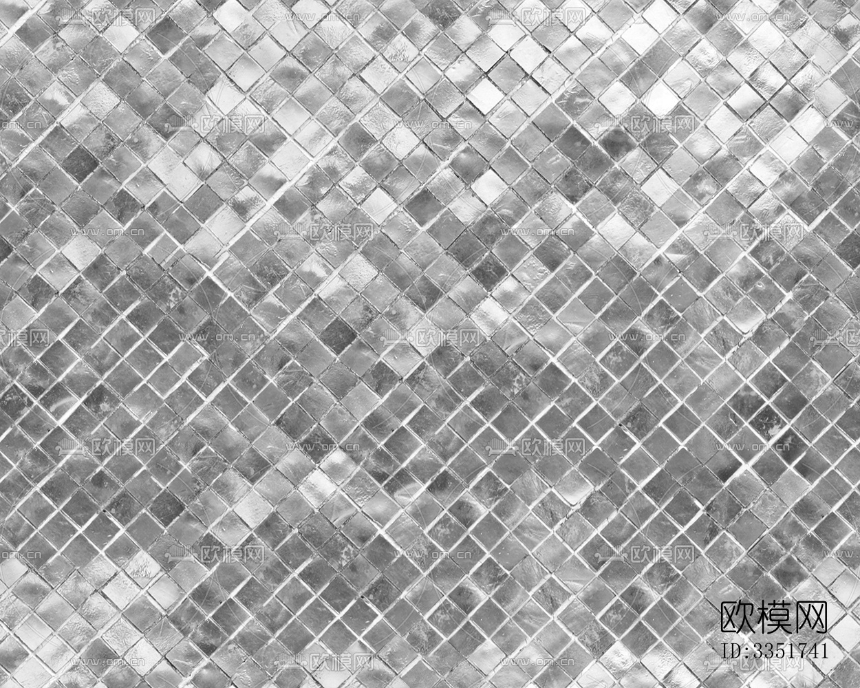 无缝银色不锈钢马赛克黄铜金属板下载