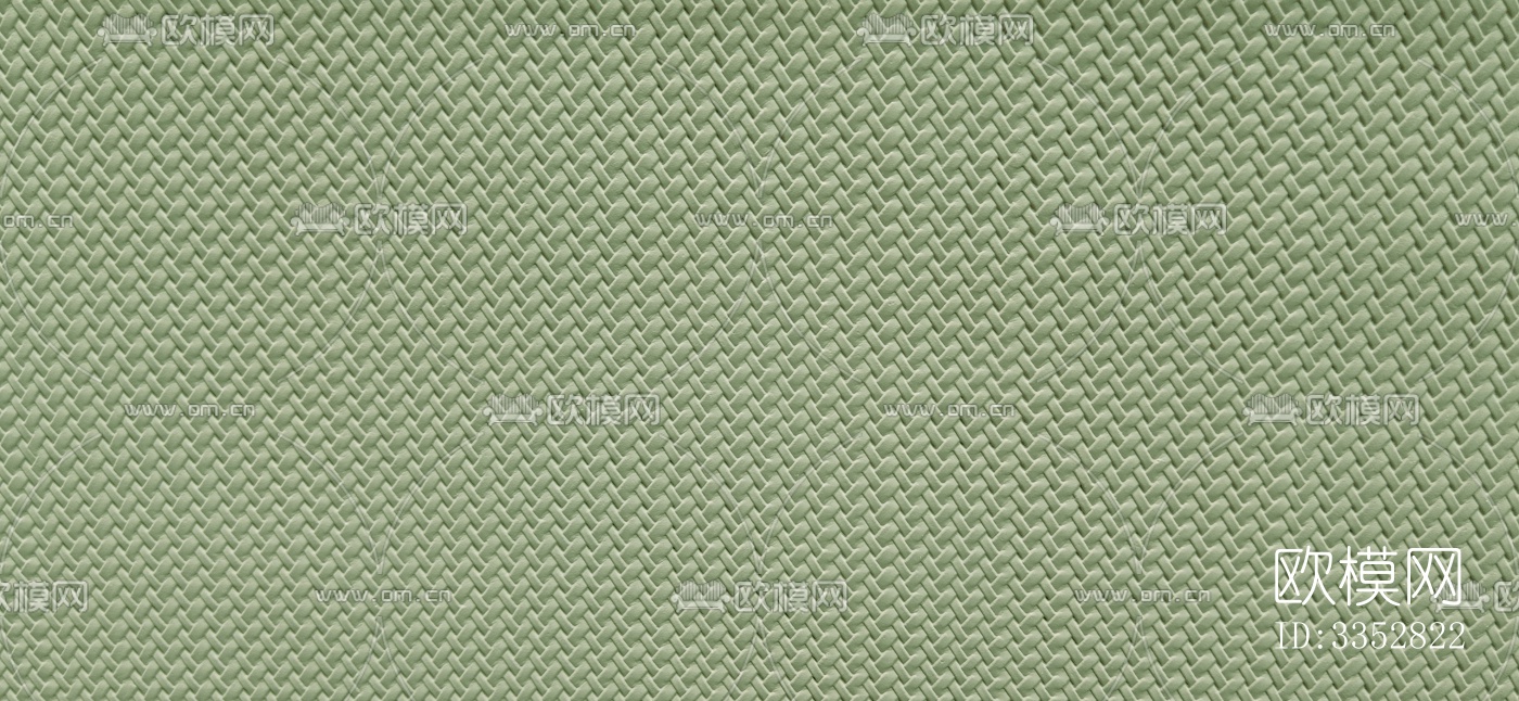 绿色菱型编织皮革贴图下载