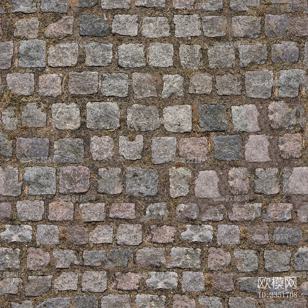 无缝灰色方形拼花地砖人行道路地面街道广场铺贴下载