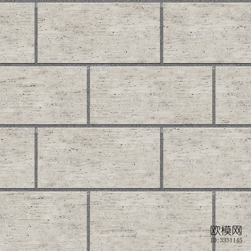 无缝花岗岩石材拼花地砖人行道路地面广场铺贴下载