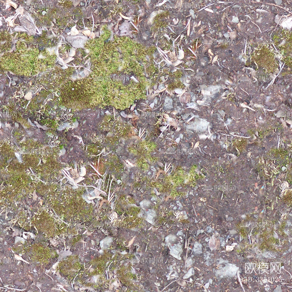 无缝苔藓草皮草坪草地泥土地面下载