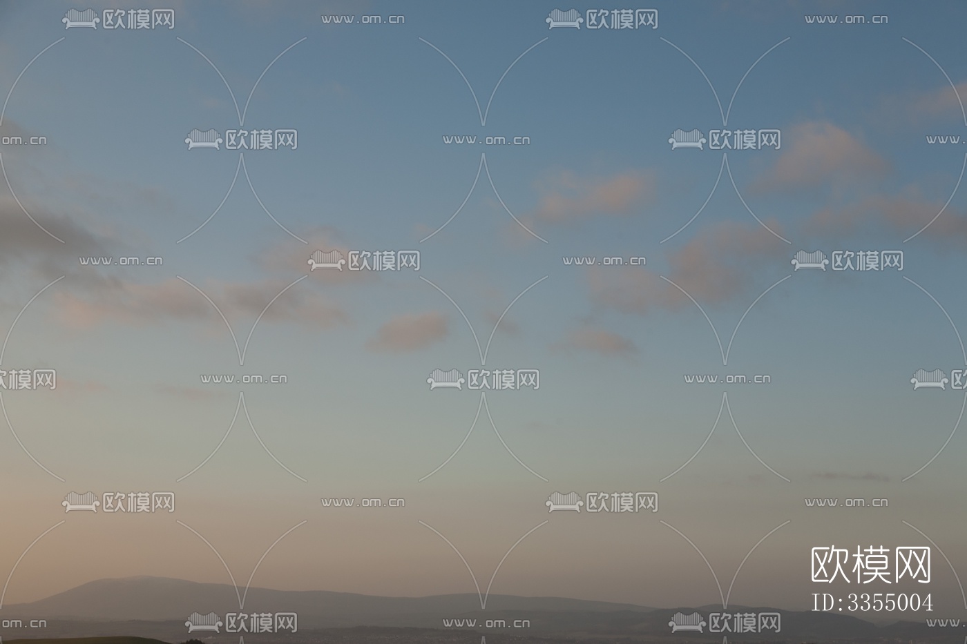 多云的蓝色天空景观风景下载