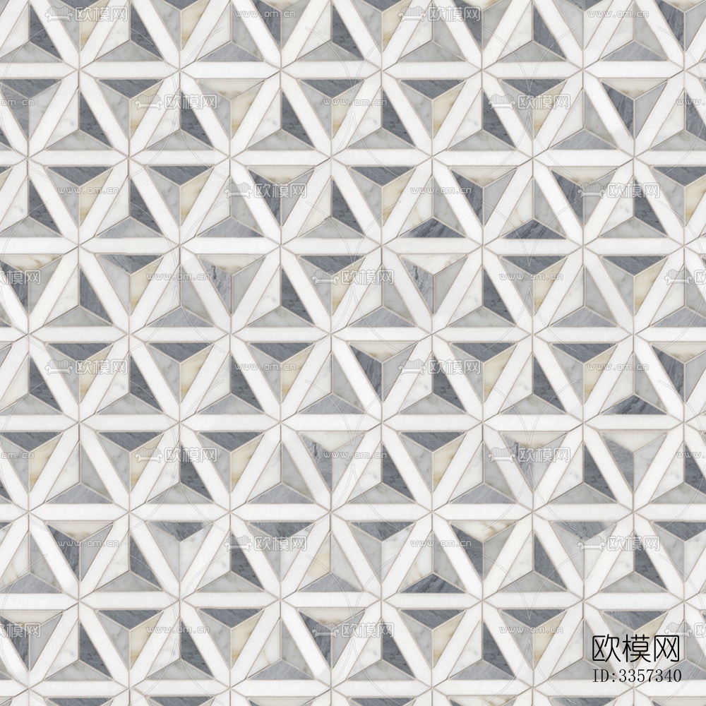 无缝现代白色大理石石材几何拼接拼花图案瓷砖地砖墙砖下载