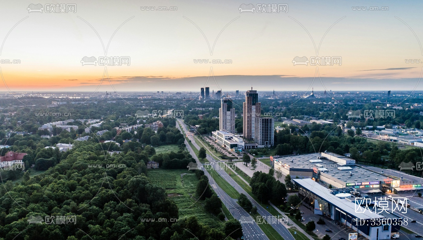 白天城市外景下载