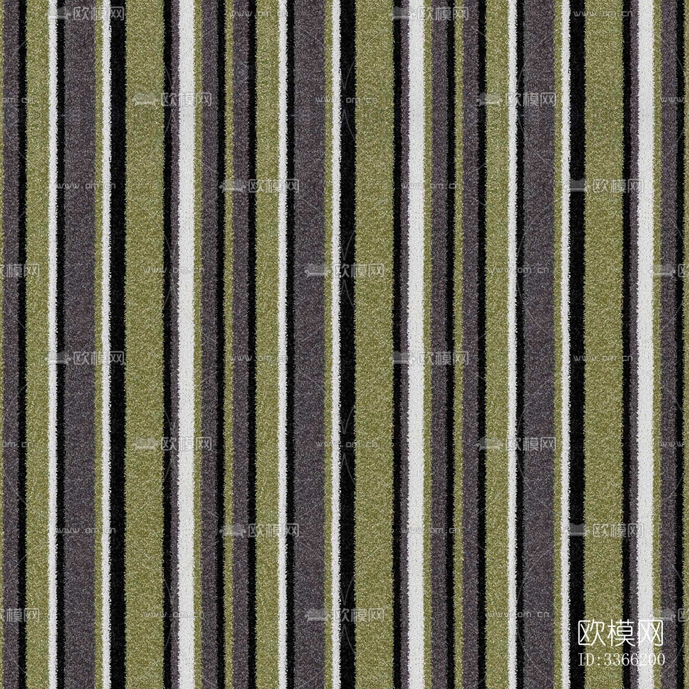 无缝现代卧室办公绿色满铺几何条纹地毯地垫下载