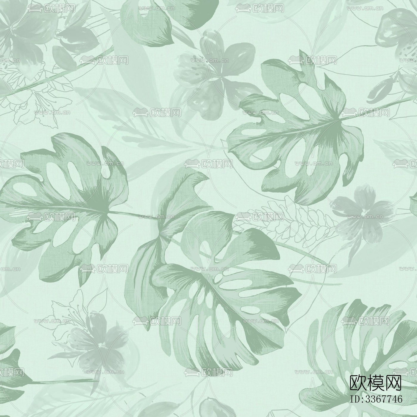 田园花纹壁纸下载