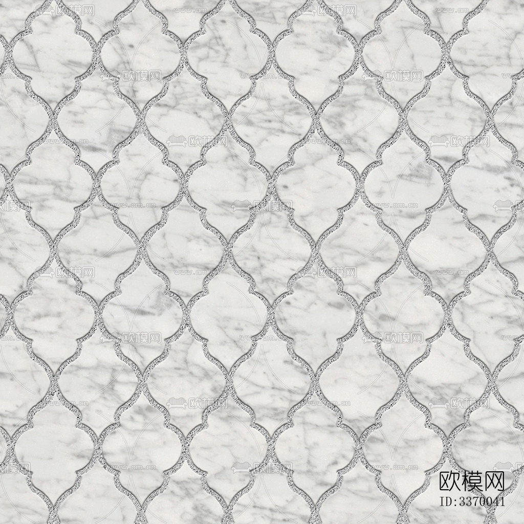 无缝花岗岩石材拼花地砖人行道路地面广场铺贴下载