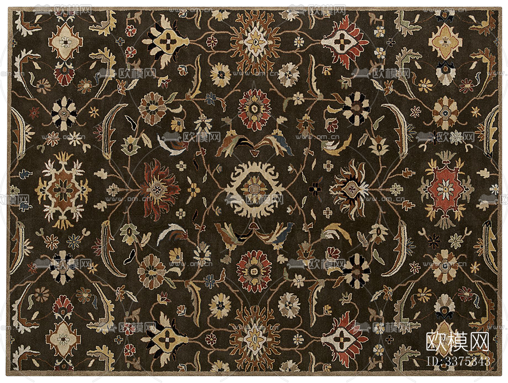 免扣欧式古典复古波斯地毯下载