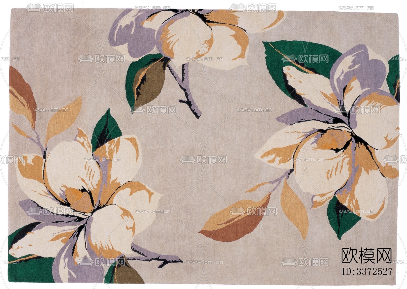 古典中式花纹地毯下载