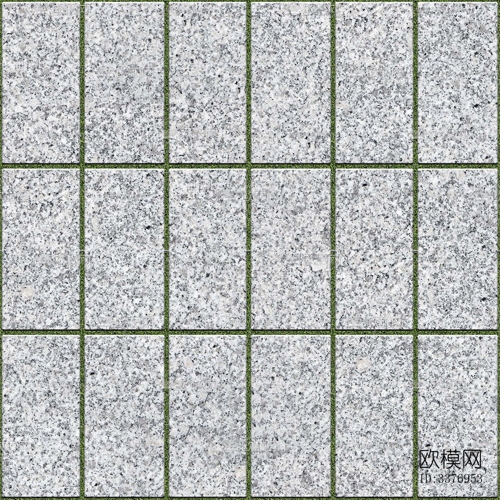 无缝灰色花岗岩石材拼花地砖人行道路地面广场铺贴下载