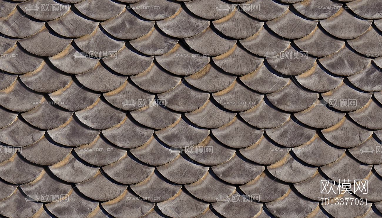 无缝别墅建筑屋顶中式仿古石板瓦片下载