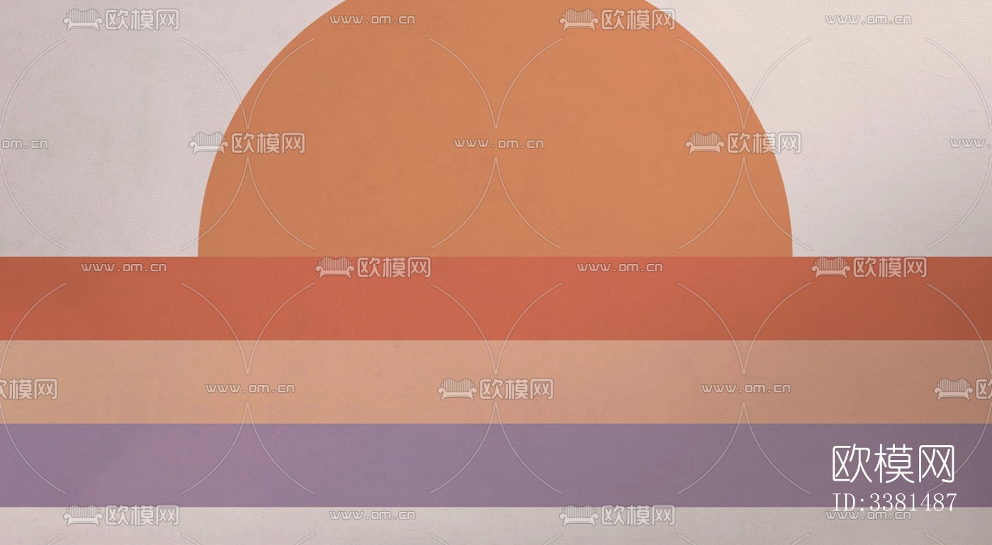 现代北欧壁纸 红色北欧壁纸 背景墙 壁布 抽象壁纸下载