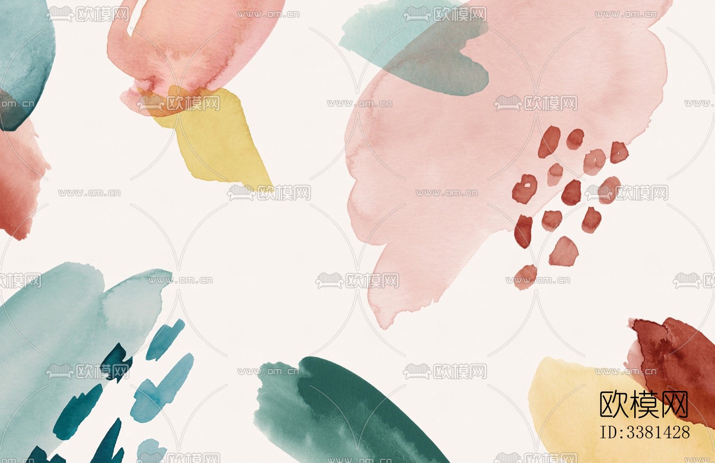 现代北欧壁纸 粉色北欧壁纸 背景墙 壁布 抽象壁纸下载