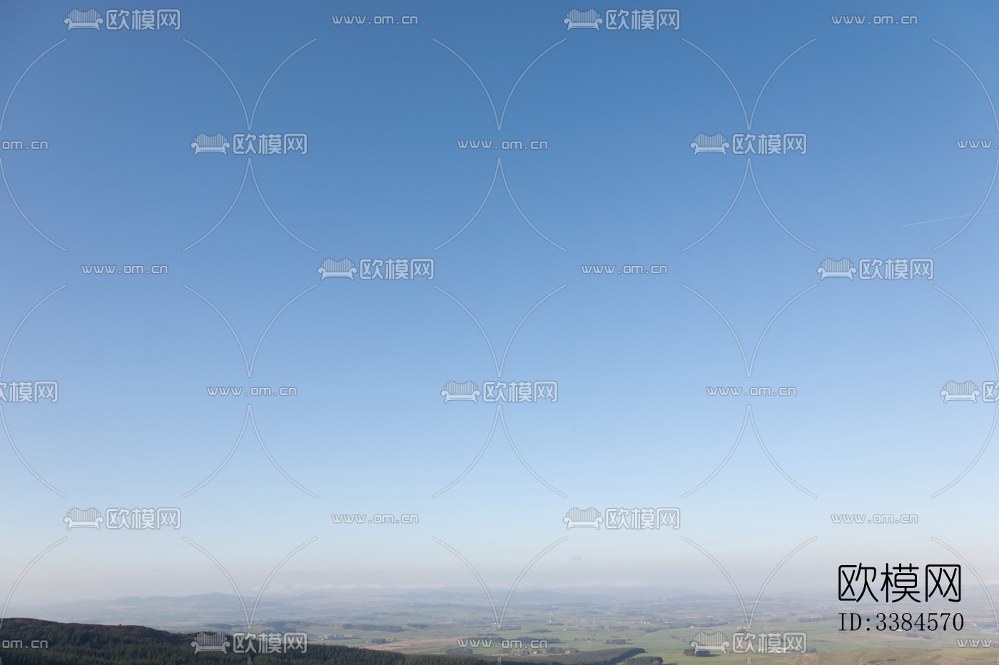 多云的蓝色天空景观风景下载