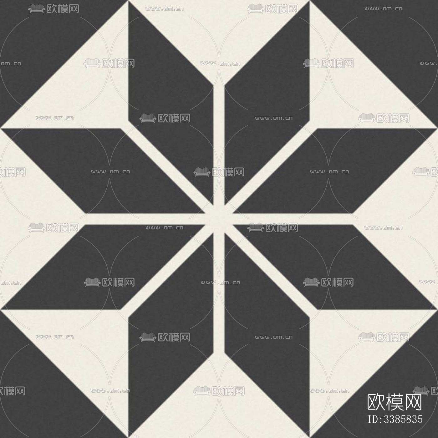 无缝复古几何拼花图案瓷砖花砖仿古砖下载