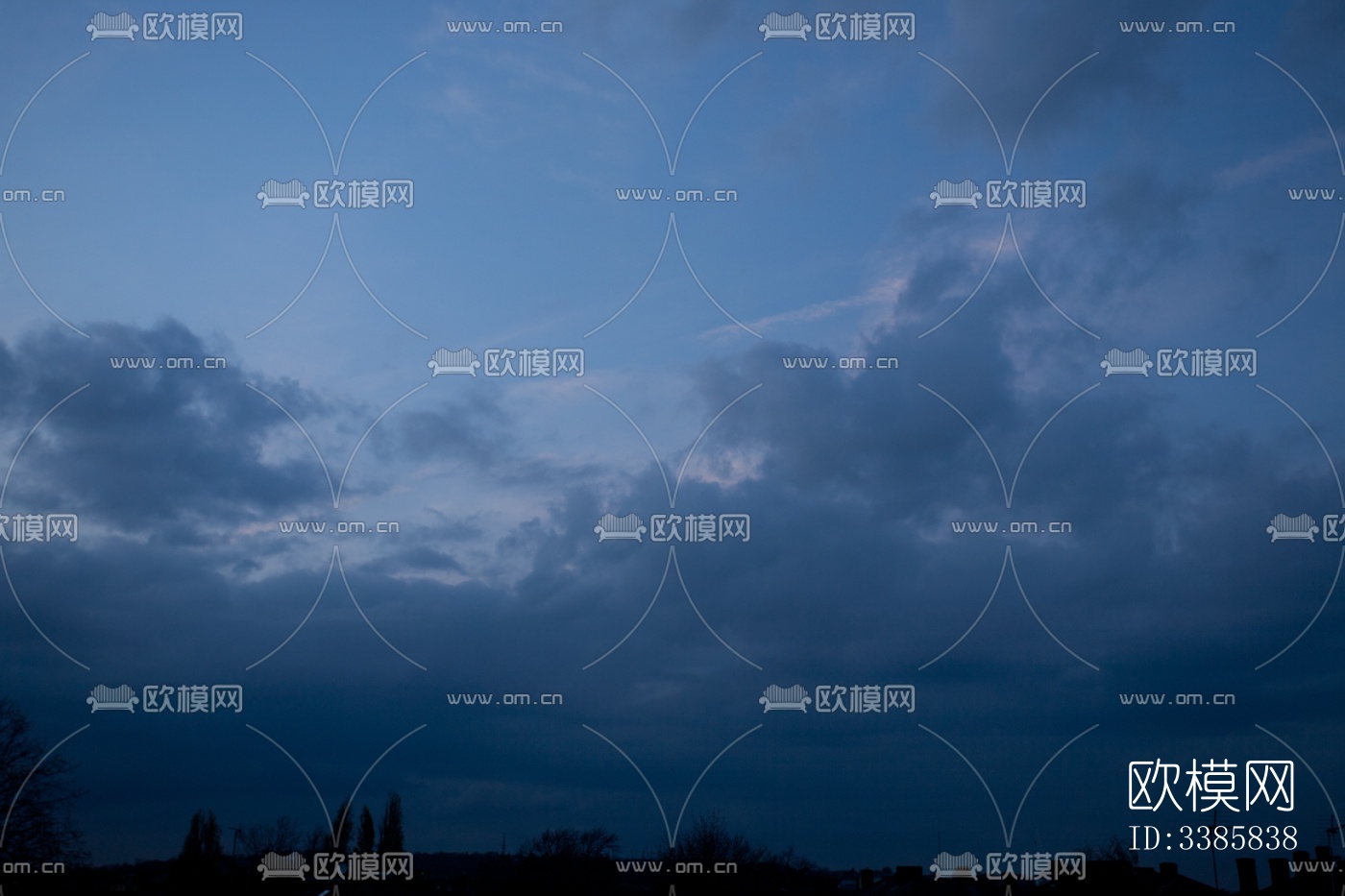 傍晚的日落天空景观风景下载