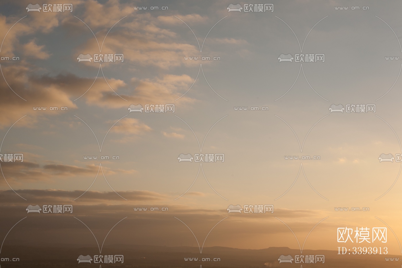 多云的蓝色天空景观风景下载