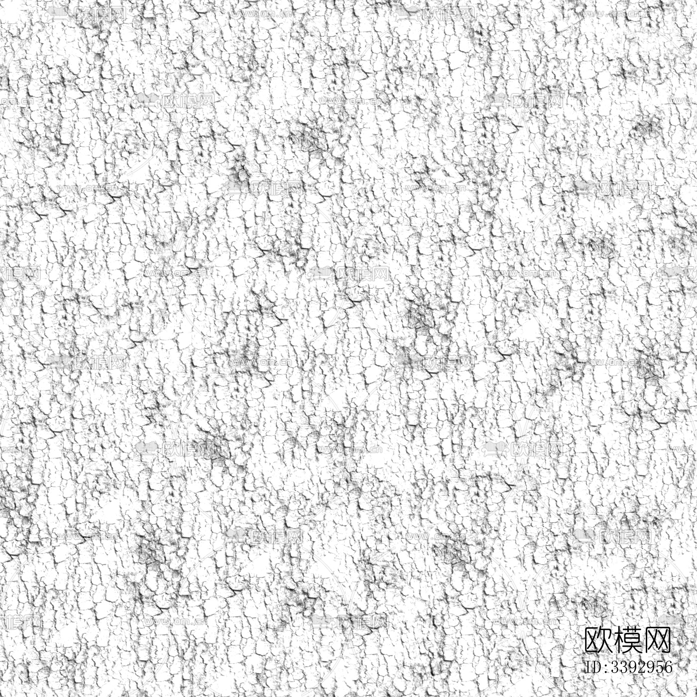 无缝开裂干枯的树皮树干纹理下载