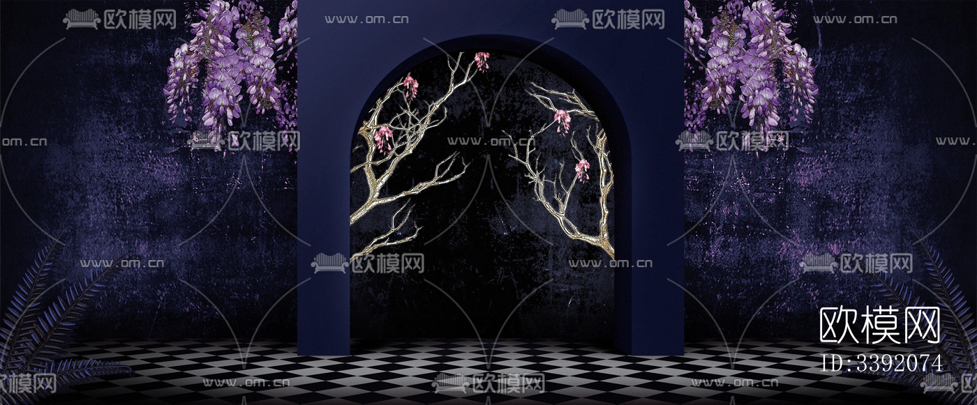 紫色花卉壁纸下载