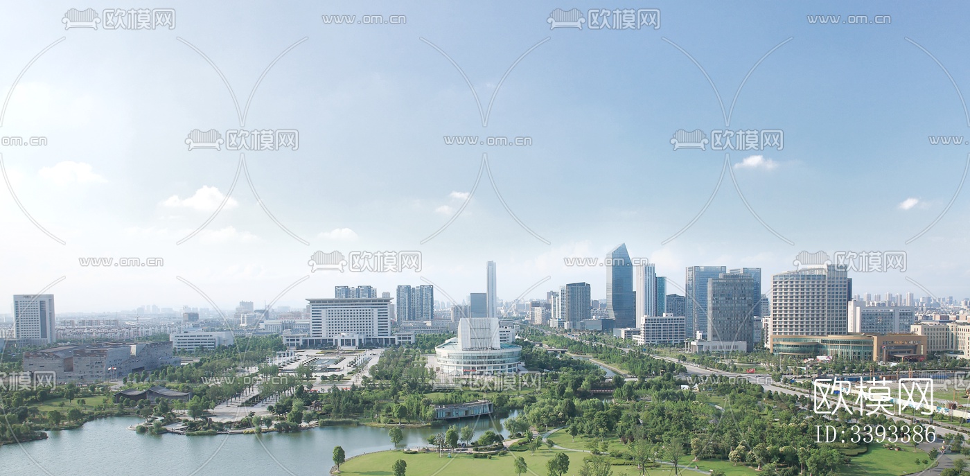 城市公路建筑外景贴图下载