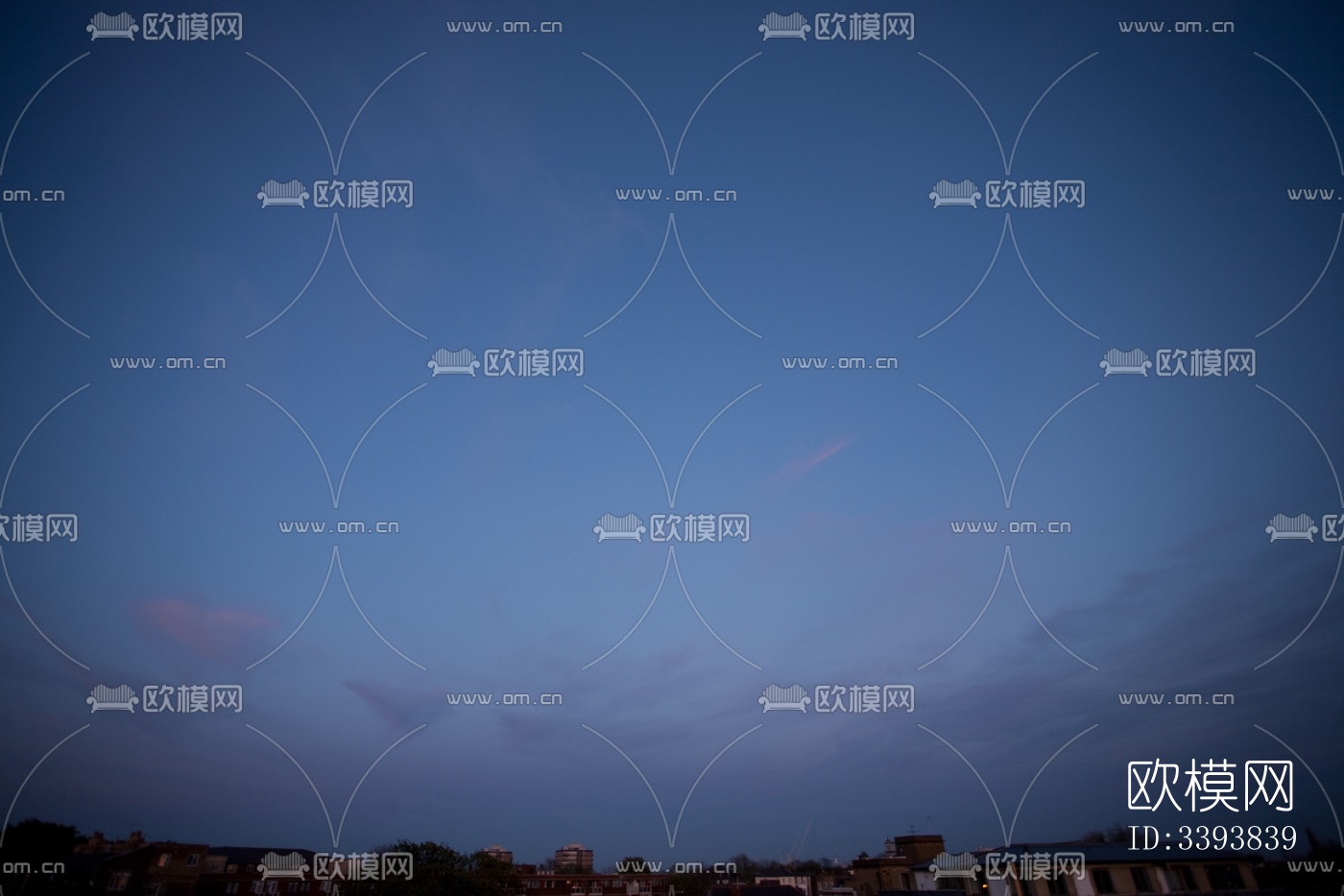 傍晚的日落天空景观风景下载