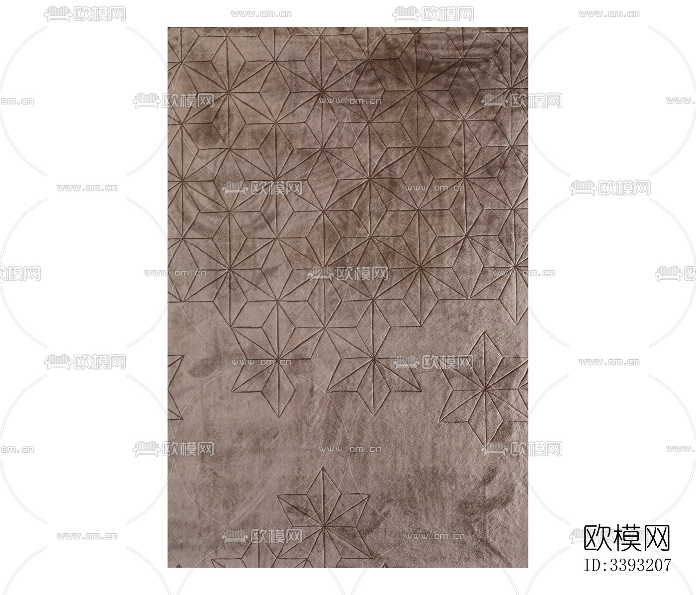 咖色几何地毯下载