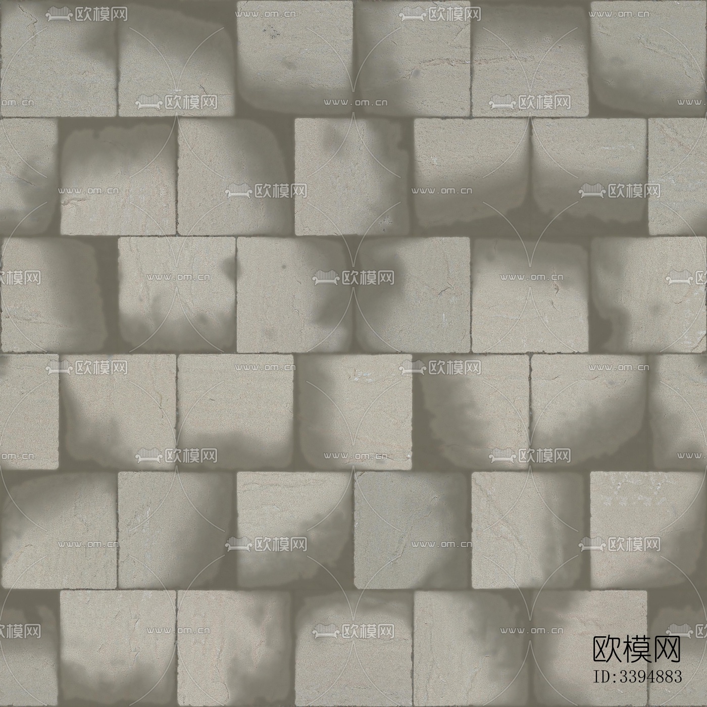 无缝灰色拼花地砖户外人行道路地面广场铺贴下载