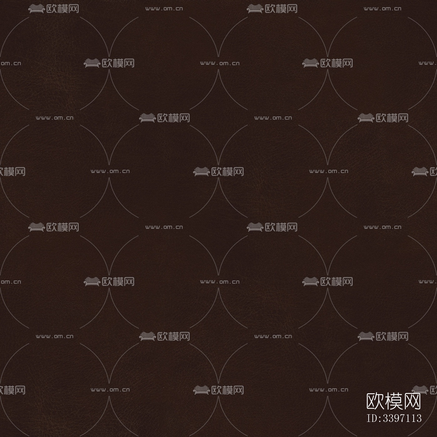 无缝深棕色做旧皮革下载