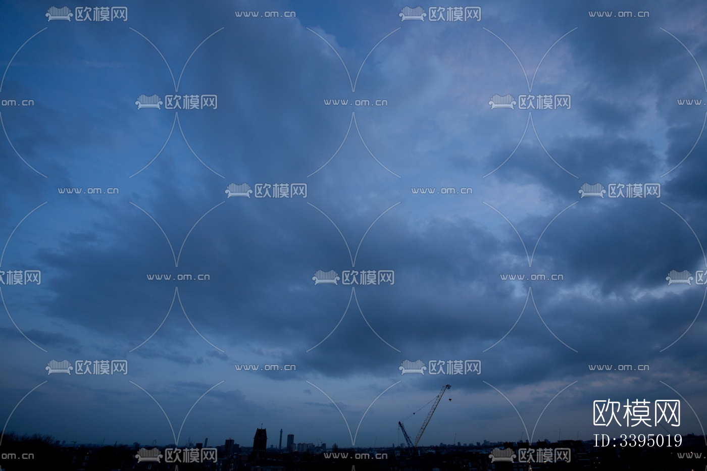 傍晚的日落天空景观风景下载