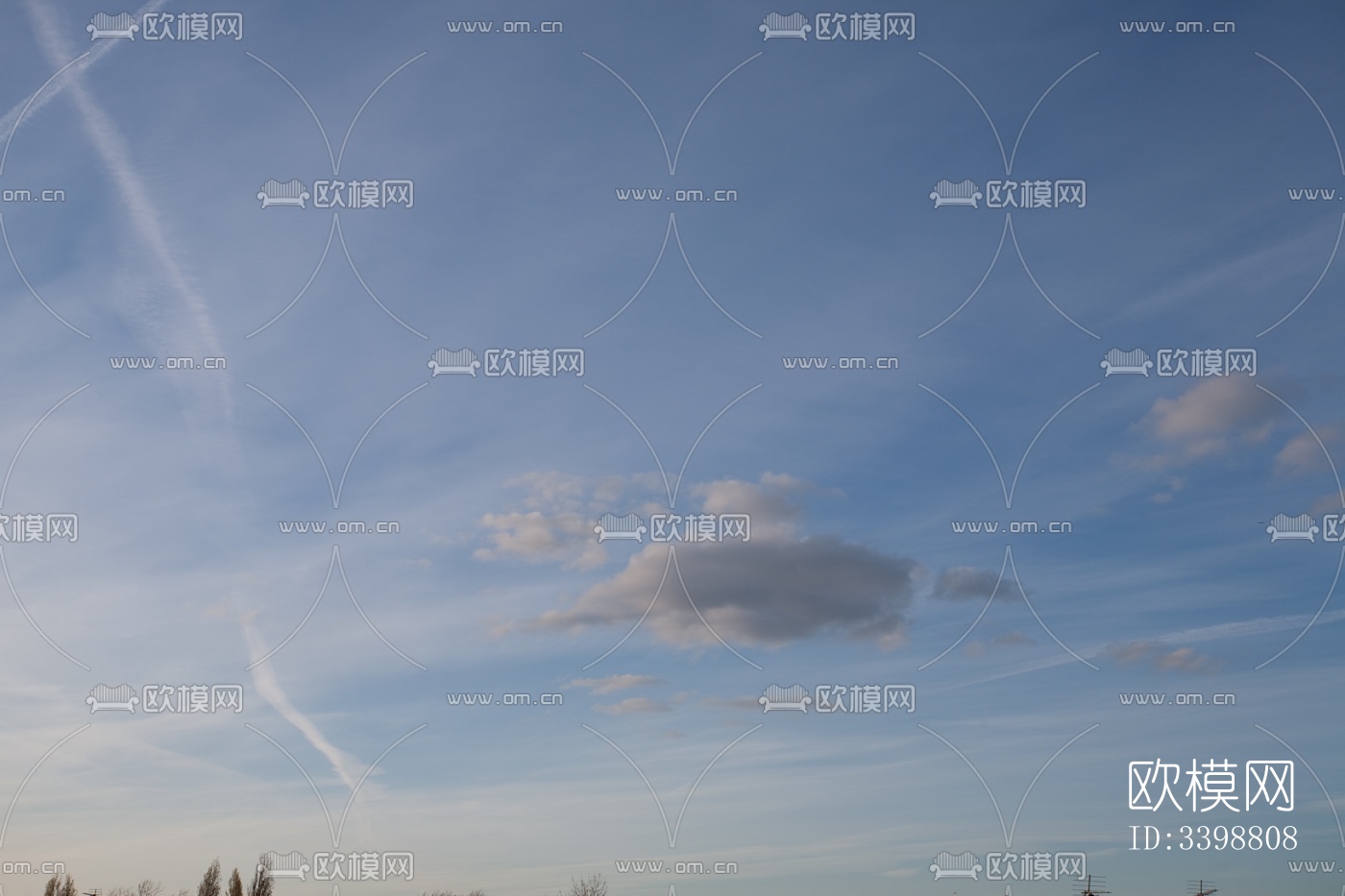 傍晚的日落天空景观风景下载