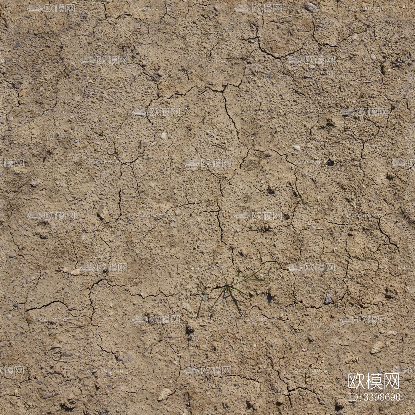 无缝黄色干旱土壤沙土泥土道路地面下载