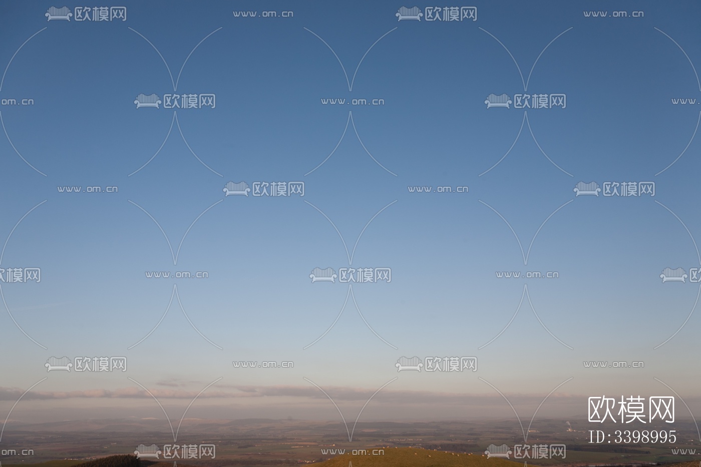 多云的蓝色天空景观风景下载