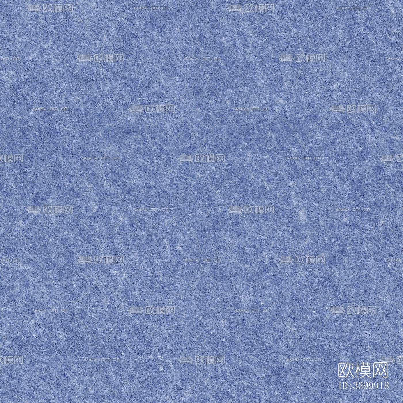 蓝色毛毡