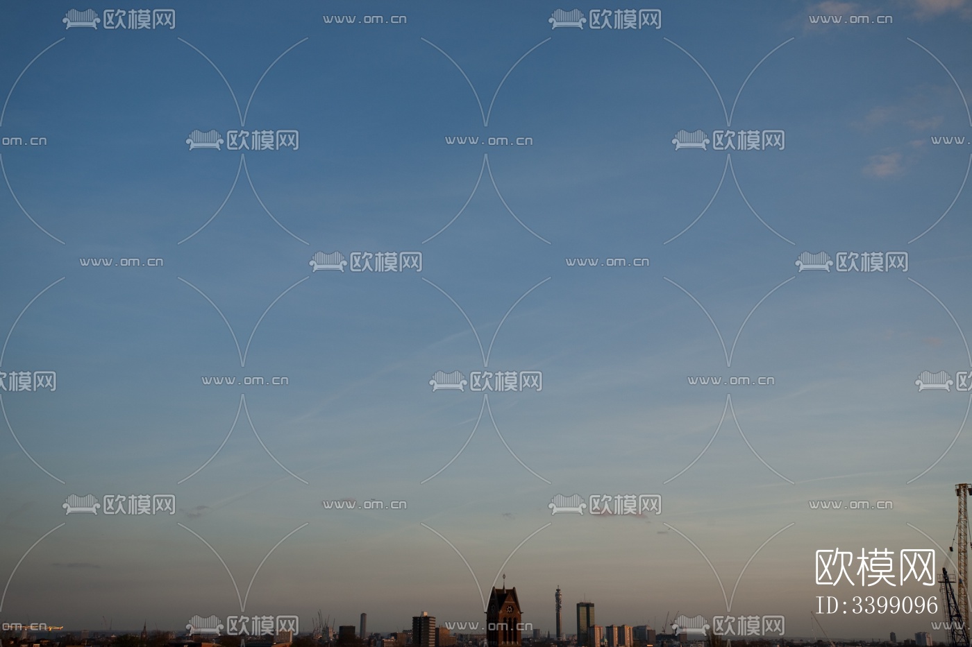 傍晚的日落天空景观风景下载